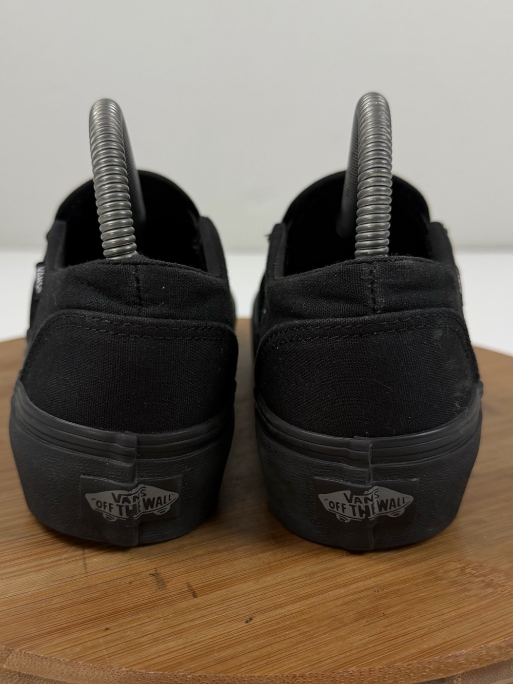 Vans Women’s Classic Asher Slip-On Platform Sneakers in Black - Picture 4 of 9